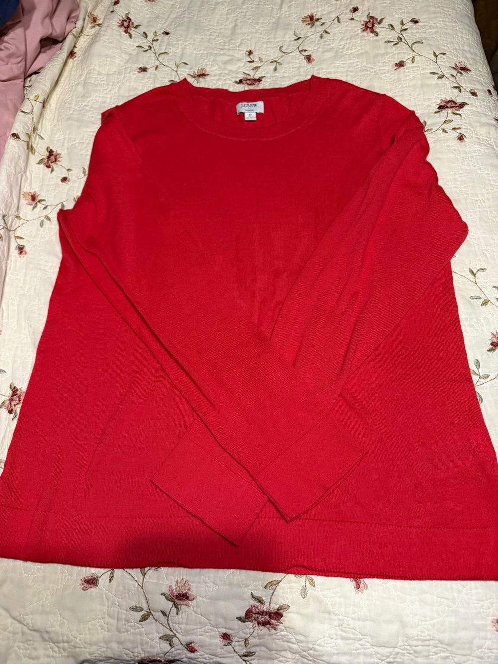 J. Crew Women's Classic Crewneck Sweater in Red